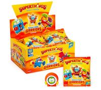 SUPERTHINGS KAZOOM Power Warriors - One Pack. 25 Sobres con Figuras coleccionables. Figuras Regulares, Efecto Metalizado, Plateadas, Doradas y el UR. Cada sobre Contiene 1 Superthings Sorpresa