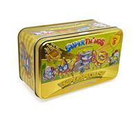 SUPERTHINGS Lata Gold Contiene Todas Las Figuras Especiales de la Serie 3, Incluye el ultrararo (Mr. King), 2 líderes Dorados, 6 capitanes Plateados y 2 Supersliders Dorados