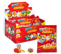 SUPERTHINGS Legends - Mystery Bag. Caja con 18 Packs Surtidos de los Personajes más legendarios de SuperThings. Cada Pack Incluye 2 SuperThings y 1 vehículo. Contiene Productos de Las Series 1-9