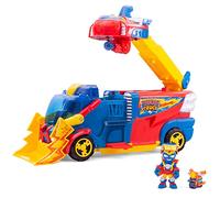 SUPERTHINGS Rescue Truck, Camión de Rescate de Superthings con Escalera y Nave, Incluye 1 Kazoom Kid y 1 SuperThing