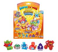 SUPERTHINGS RIVALS OF KABOOM Guardians Kazoom - Pack 4 (Incluye 1 capitán Plateado) y 2 Kazoom Jets, Version 3/6