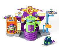 SUPERTHINGS RIVALS OF KABOOM- PlaySet DrK Especial Superthings Kazoom Lab Battle Figuras de Enigma y Profesor K, Laboratorio