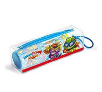 Superthings Set Infantil De Higiene Dental Con Neceser, Pasta De Dientes 75ml, Cepillo Dental Con Capuchón Y Vaso Decorado 60 G, Multicolor