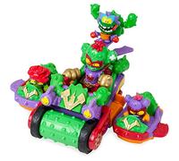 SUPERTHINGS - Spike Roller, Gran vehículo con Dos vehículos acoplables, 3 Superthings y 1 Kazoom Kid exclusivos