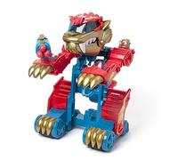SUPERTHINGS Wild Tigerbot - Robot Tigre transformable rojo