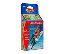 Supertite 2507 - Kit adhesivo instantáneo gel y limpiador