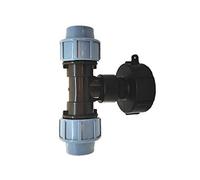 SUPERTOOL Adaptador de Tanque IBC S60X6 para Manguera de Agua, Ajuste para IBC, Salida de 25 mm