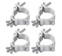Supertool DJ Lighting O Abrazaderas, 4 unidades, 25-30 mm, límite de carga de 100 kg, aleación de aluminio, accesorios de iluminación de escenario