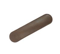 SUPERTOOL Funda de Cuero para Bolígrafos, Soporte y Bolsa de Pluma Estilográfica, Protector Suave Hecho a Mano (15 cm x 3,5 cm, Marrón)