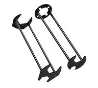 Supertool Kit de llave de lavabo y llave de fregadero multifuncional, llave hexagonal de cuatro mandíbulas, herramientas de extracción de fontanería, llave universal para fregadero de cocina, baño,