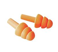 SUPERTOOL Tapones de silicona para los oídos, protección de seguridad auditiva, cancelación de ruido, reutilizables, para nadar, dormir, conciertos, aviones, ronquidos y trabajo (5 pares, rosa)