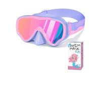 Supertrip Gafas de buceo para niños con cinta de tela de 6 a 14 años