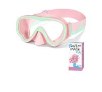 Supertrip Gafas de buceo para niños con cinta de tela de 6 a 14 años