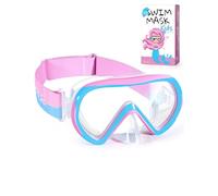 Supertrip Gafas de natación para niños con Cubierta de Nariz para niños de 6 a 14 años,Correa de Tela de Vidrio Templado,máscara de esnórquel para Chicos y niñas,Piscina y Playa