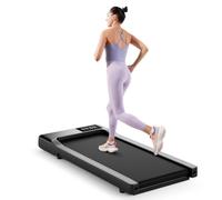 Superun 3,0 HP Cinta de Correr Plegable para el Hogar de Alta Tecnología, 136KG Treadmill, 2-en-1 Cinta de Andar Que Ahorra Espacio con Control App, Cursos de Entrenamiento y Carreras Multi-Curso