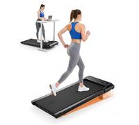 Superun 3,0 HP Cinta de Correr Plegable para el Hogar de Alta Tecnología, 136KG Treadmill, 2-en-1 Cinta de Andar Que Ahorra Espacio con Control App, Cursos de Entrenamiento y Carreras Multi-Curso