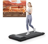 Superun Cinta de Andar Raceable 2,5HP App Control Cinta de Correr Bajo Escritorio MAX 136KG Portable Máquina de Andar y Correr en Casa y Oficina con Crusos Ejercicios y Multi-Jugador Carrera