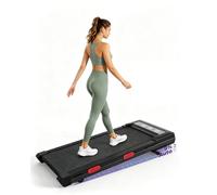 Superun Cinta de Correr para Debajo del Escritorio con inclinación automática del 9%, Almohadilla de Marcha con Control de aplicación y Entrenamiento de IA, multijugador, Carrera en línea
