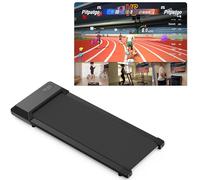 Superun Raceable Cinta de Correr para Dispositivo Portatil Alta Tecnología, MAX 136kg App Control Cinta de Andar Escritorio, 2,5HP Walking Pad Treadmill con Crusos Ejercicios y Multi-Jugador Carrera