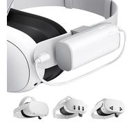SUPERUS Paquete de batería para Meta Quest 3/3S y Oculus Quest 2, 5000 mAh, PD20W de carga rápida, tiempo de reproducción extra de 2 a 3 horas, compatible con correas originales y Elite, accesorios de