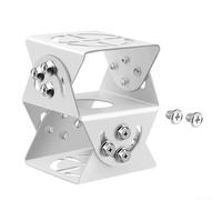 Supervise el soporte de cámara con ajuste rotacional completo para maximizar el área de cobertura de vigilancia de manera efectiva