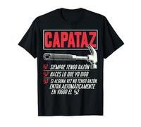 Supervisor de Construcción Capataz Líder de Equipo Diseño Camiseta