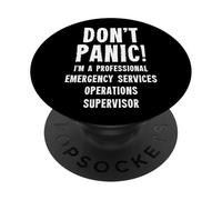 Supervisor de Operaciones de Servicios de Emergencia PopSockets PopGrip Adhesivo