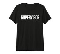 Supervisor Diseño de Texto para Identificación de Liderazgo Camiseta Premium