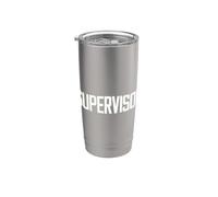 SUPERVISOR Diseño de Texto para Identificación de Liderazgo Vaso térmico de acero inoxidable de doble pared