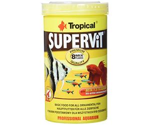 SUPERVIT 500ml / 100g - Alimento para Peces en Forma de Escamas