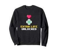 Superviviente cardíaco de cirugía a corazón Abierto Desbloqueado Extra Life Sudadera