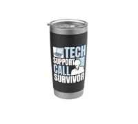 Superviviente de las llamadas de apoyo tecnológico Vaso térmico de acero inoxidable de doble pared
