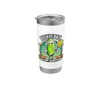 Superviviente de lesiones de pickleball Groovy Pickle Sports Vaso térmico de acero inoxidable de doble pared