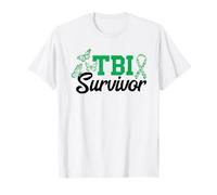 Superviviente de TBI Guerrero TBI Concientización sobre lesiones cerebrales traumáticas Camiseta