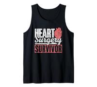 Superviviente De Una Operación De Corazón Cirugía Cardíaca Camiseta sin Mangas