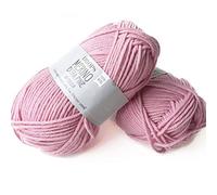 Superwash - Hilo de lana merino 100% para tejer y ganchillo, 3 o ligero, DK, leight Worsted Weight, Drops Merino Extra Fine, 1.8 onzas 115 yardas por bola (25 rosas)