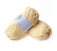 Superwash - Hilo de lana merino 100% para tejer y ganchillo, 3 o ligero, DK, leight Worsted Weight, Drops Merino Extra Fine, 1.8 oz 115 yardas por bola (24 amarillo claro)
