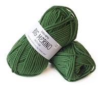 Superwash - Hilo de lana merino Drops Big Merino, 4 o mediano, peso Aran, bola de 1.8 onzas, 82 yardas (14 verde bosque)