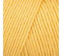 Superwash - Lana merino y hilo de algodón para tejer y ganchillo, 4 o mediano, peinado, peso DK, algodón Drops Merino, 1.8 onzas, 120 yardas por ovillo (17 vainilla)