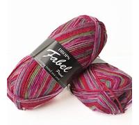 Superwash Sock mezcla de lana multicolor, 1 o superfino, peso de dedos, 4 capas, 1.8 oz 224 yardas por bola