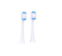 SUPERWHITE - Cabezales de Cepillo de Dientes Eléctrico Sónico - Recambio - Pack de 2 Cabezales - Color Blanco