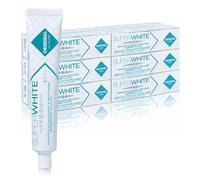 SUPERWHITE -Pasta de Dientes Blanqueadora con Bicarbonato - Pack de 12x75ml - Sabor Mentolado