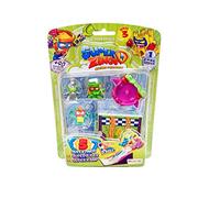 SuperZings - Serie 3 - Blíster con 5 Figuras (PSZ3B516IN00), 1 Figura Plateada y 4 Figuras Regulares, 1 Superslider y 1 Super Rampa Exclusiva