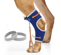 Supet Férula de nudillos para perros, cómoda férula de pie, tobillera para pierna trasera para arrastrar los dedos de los pies causada por mielopatía, insuficiencia del nervio ciático y hernia de