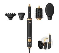 SUPGALIY - Estilizador de aire 5 en 1, 110.000 RPM de alta velocidad potente cepillo para polvo secador de pelo y multistyler con rizador de envoltura automática, cepillo para polvo masajeador de