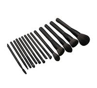 SUPIRING Juego de 14 Brochas de Maquillaje Completas, Brocha para Polvos Sueltos, Brocha para Base, Brocha para Sombra de Nariz, Pelo de Fibra Suave