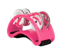 SUPIRING Pandereta de Pie con Sonido Potente Pandereta de Pie Ajustable con Instrumento Musical para Cantar en Color Rosa