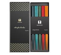 SUPJOYES palillos de fibra de vidrio: palillos japoneses reutilizables aptos para lavavajillas