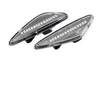 Supkancl 2 uds luces dinámicas de señal giro coche for Mazda 5 CW 6 GH MX-5 ND RX-8 posición lateral for Fiat 124 Spider Abarth(Crystal Type)