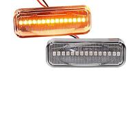 Supkancl Indicador de marcador lateral dinámico, luz secuencial for Opel for Omega B Stufenheck Caravan 1994-2003(Dynamic Crystal)